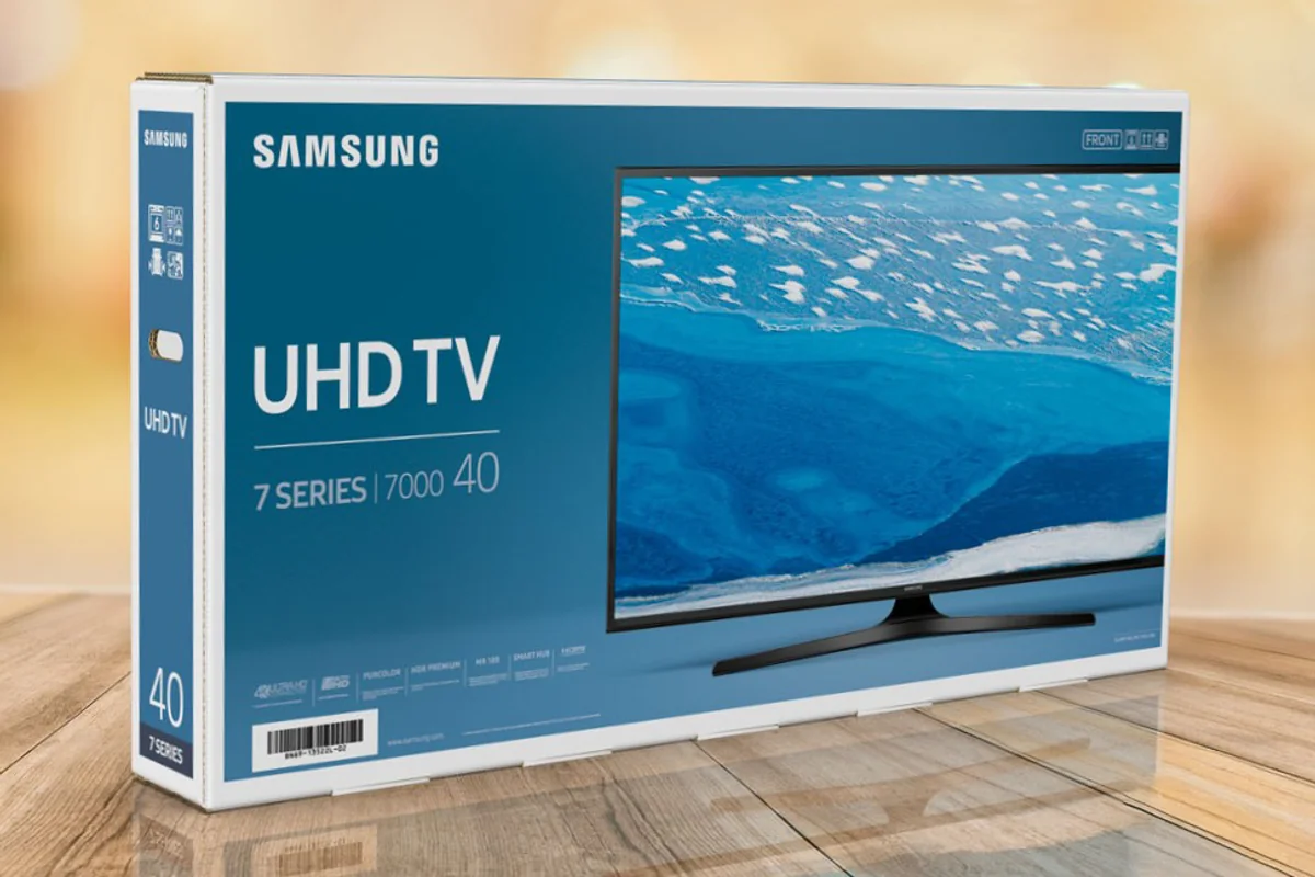 Corrugated Box - Samsung UHD TV