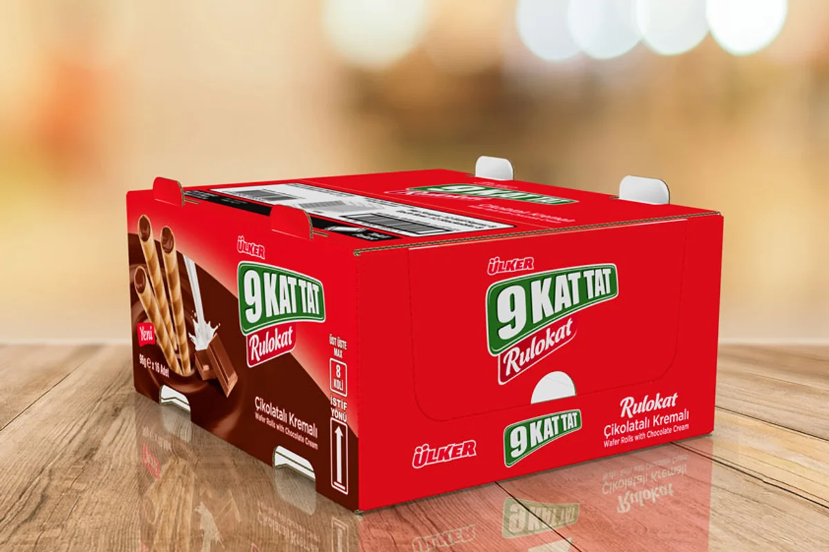 Litho-Laminated Box - Ülker 9 Kat Tat