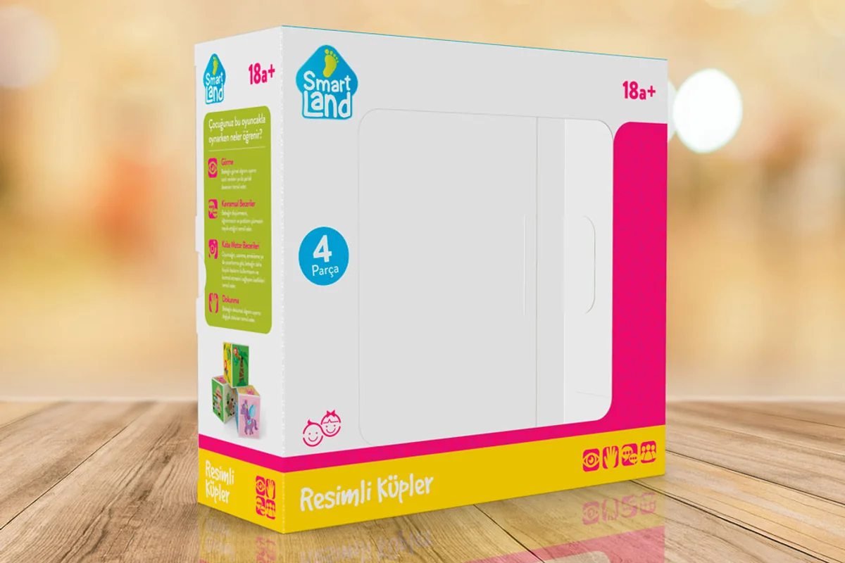 Paperboard Folding Box - SmartLand Picture Cubes